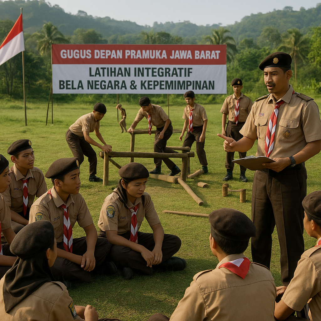Gugus Depan Pramuka di Jawa Barat Gelar Latihan Integratif B...