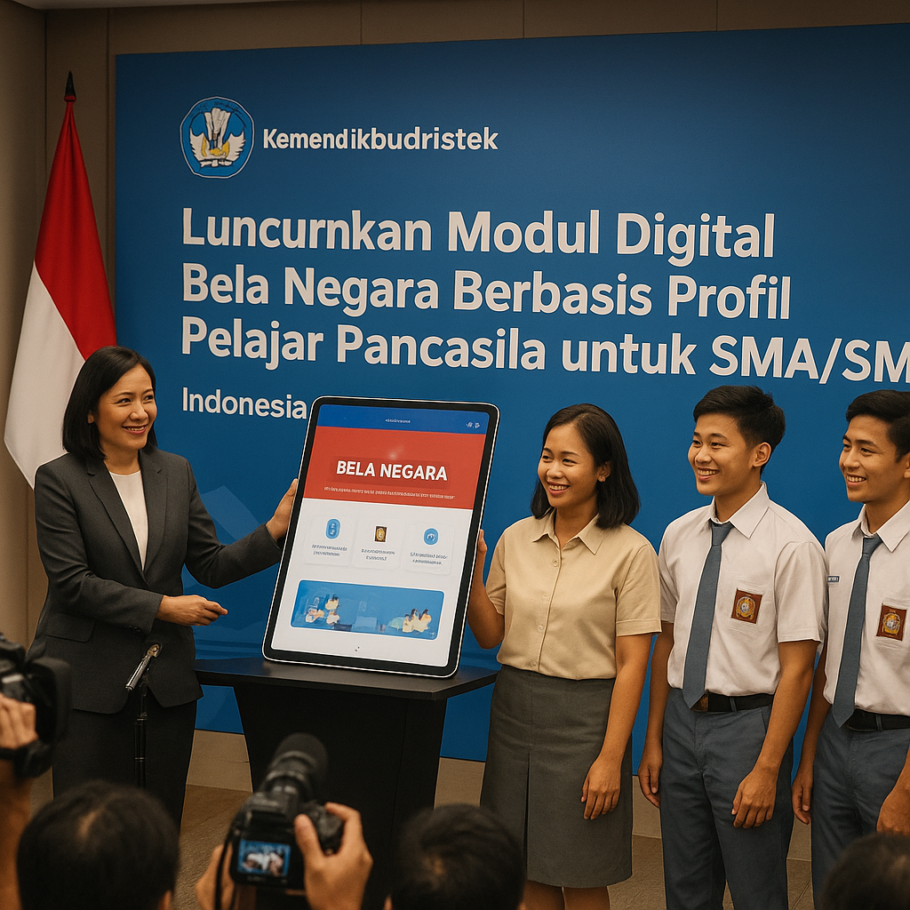 Kemendikbudristek Luncurkan Modul Digital 'Bela Negara Berba...