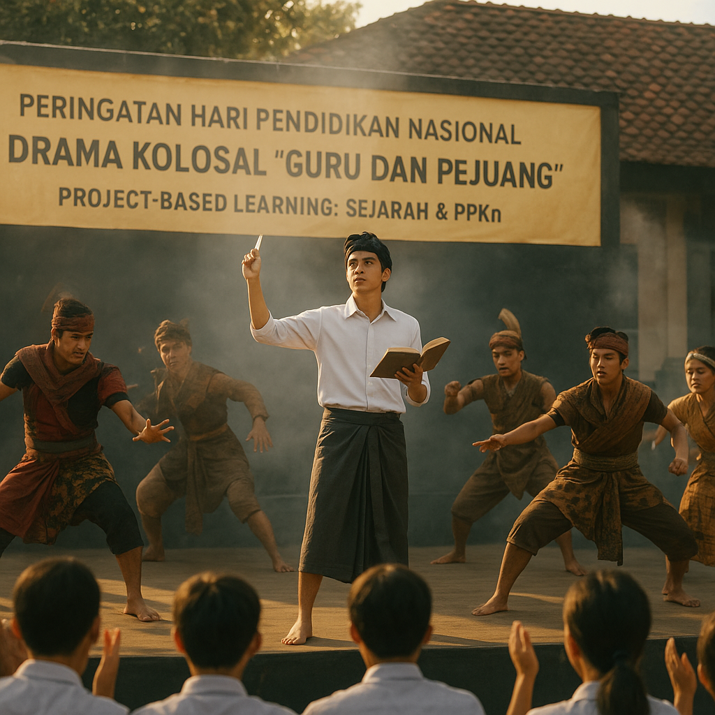 Peringatan Hari Pendidikan Nasional, Siswa SMA di Bali Gelar...