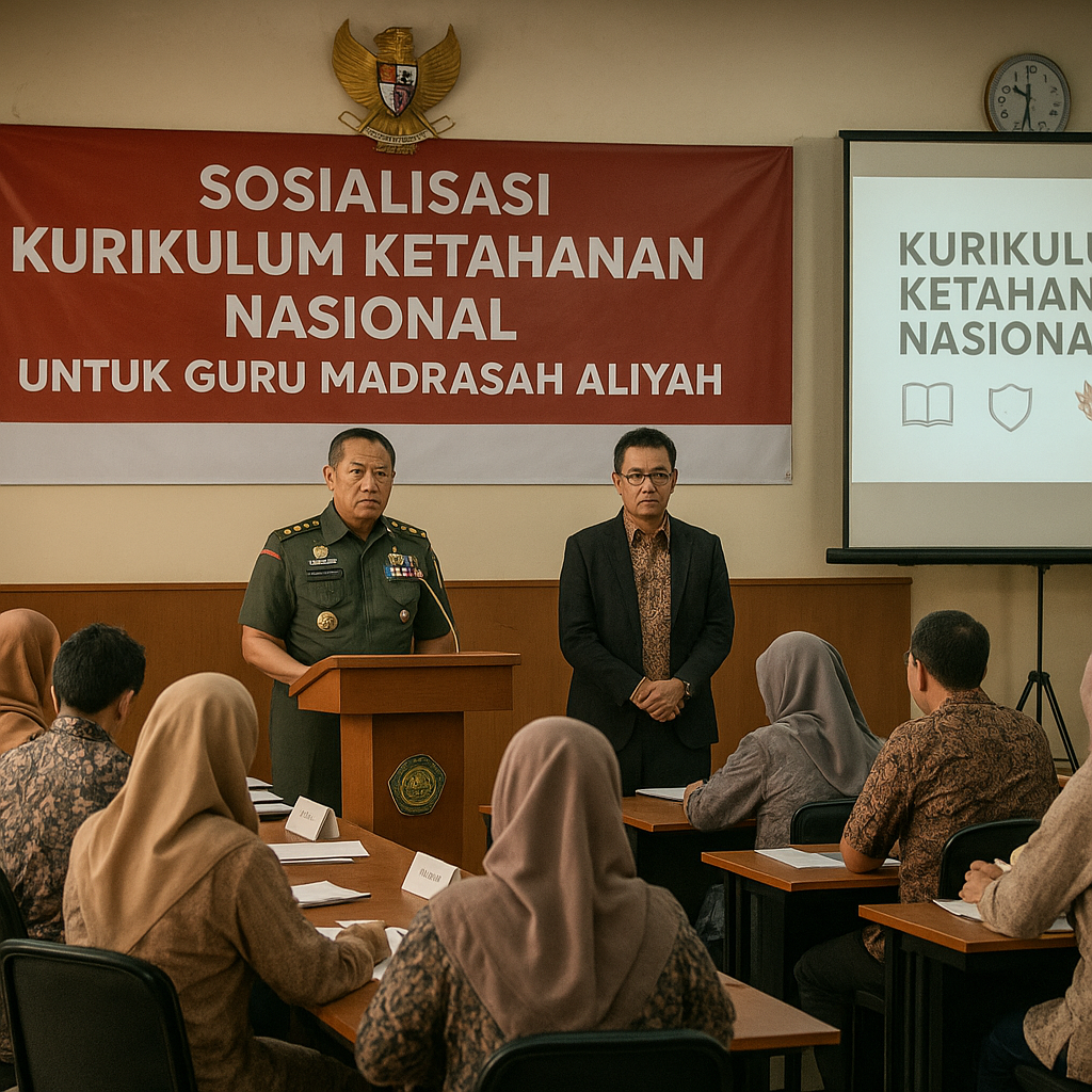 Kementerian Pertahanan Gelar Sosialisasi 'Kurikulum Ketahana...