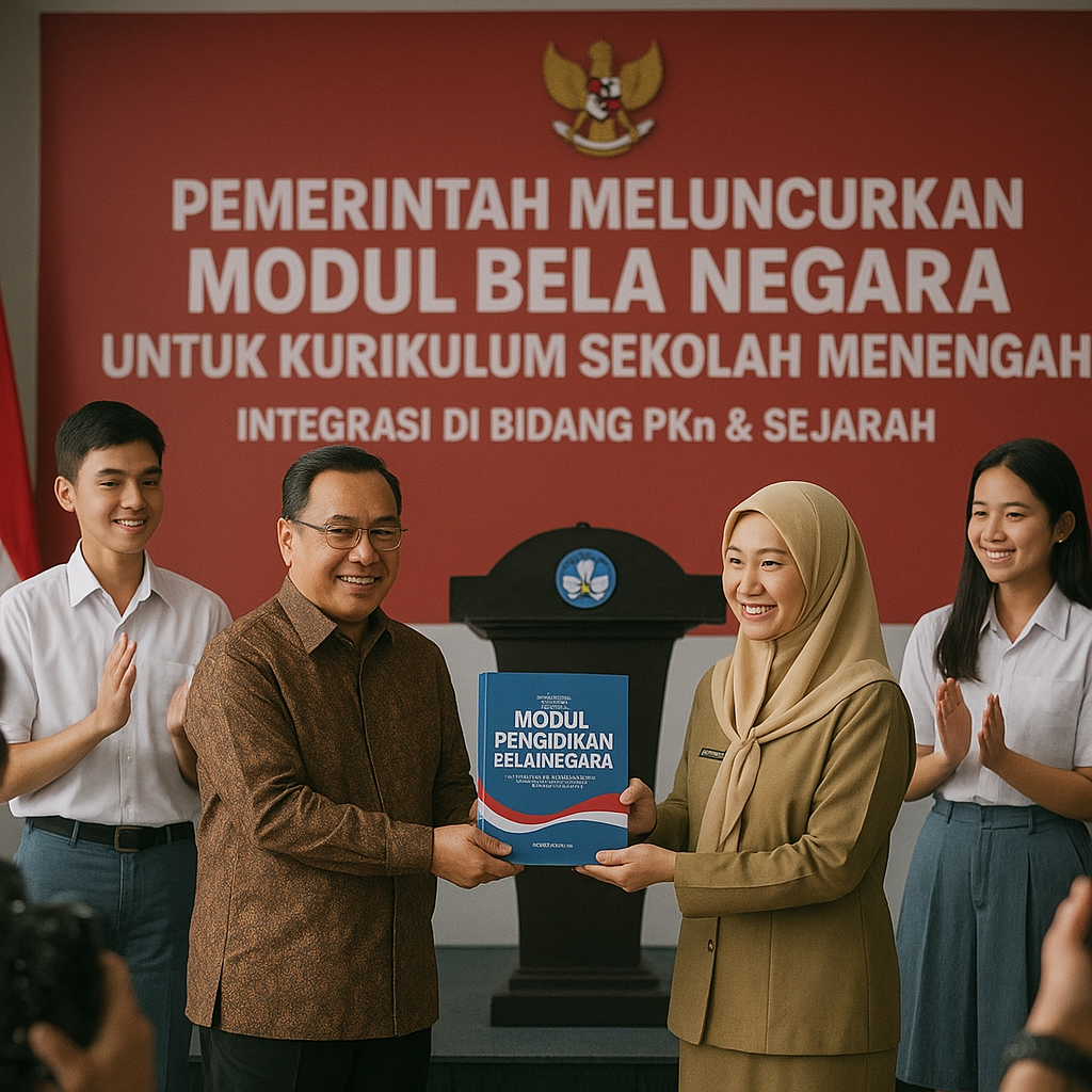Pemerintah Meluncurkan Modul Bela Negara untuk Kurikulum Sek...