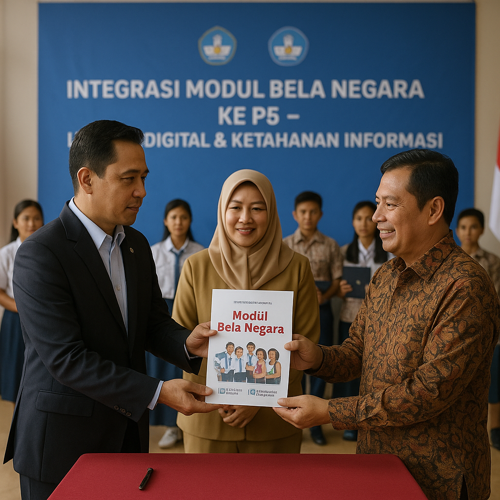 Kemenhan dan Kemendikbud Kembali Integrasikan Modul Bela Neg...