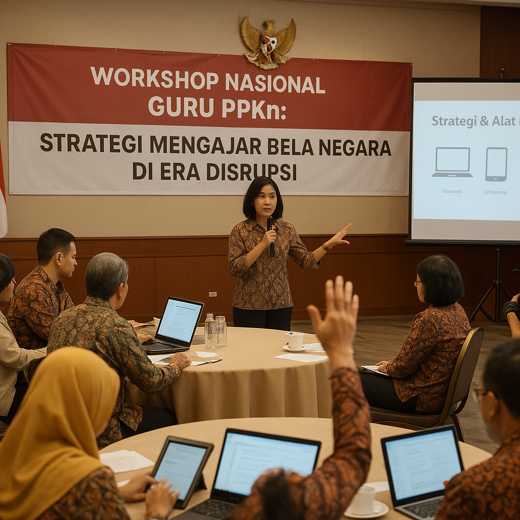 Workshop Nasional bagi Guru PPKn Bahas Strategi Mengajar Bel...