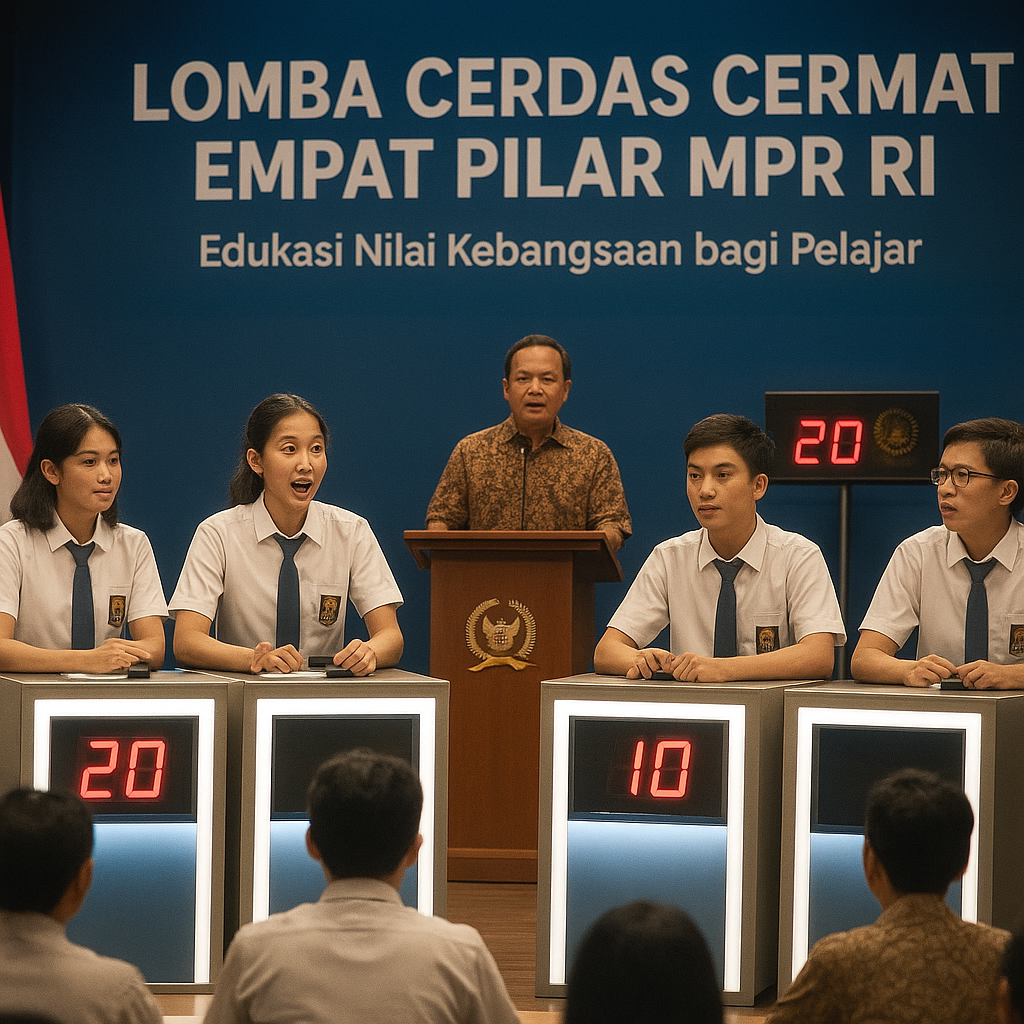 Lomba Cerdas Cermat Empat Pilar MPR RI: Edukasi Nilai Kebang...