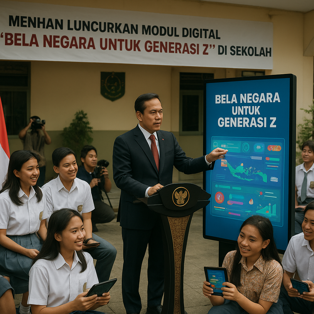 Menhan Luncurkan Modul Digital 'Bela Negara untuk Generasi Z...