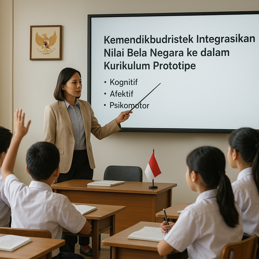 Kemendikbudristek Integrasikan Nilai Bela Negara ke dalam Ku...