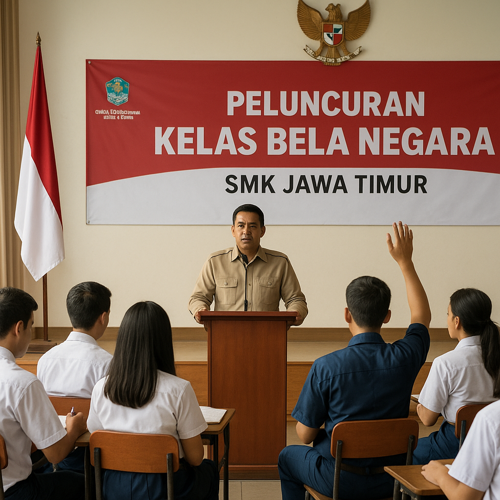 Program 'Kelas Bela Negara' Diluncurkan untuk Siswa SMK di J...