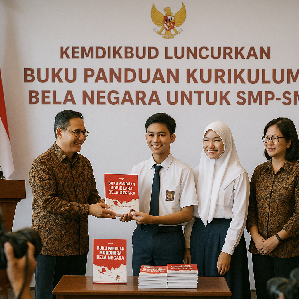 Kemdikbud Luncurkan Buku Panduan Kurikulum Bela Negara untuk...