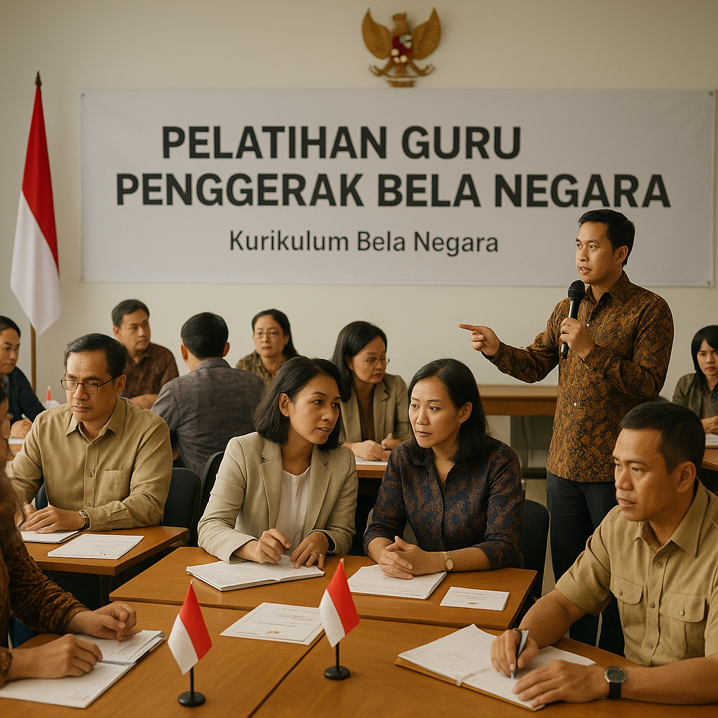 Pelatihan Guru Penggerak Bela Negara Dilaksanakan di 10 Prov...