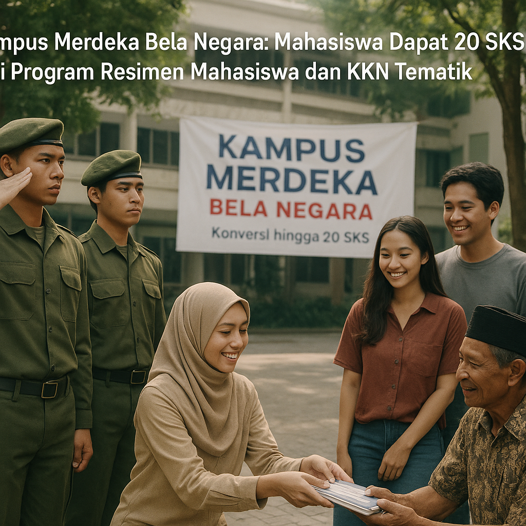 Kampus Merdeka Bela Negara: Mahasiswa Dapat 20 SKS dari Prog...