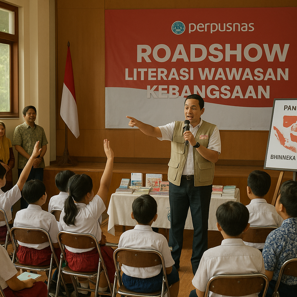 Perpusnas Gelar Roadshow Literasi Wawasan Kebangsaan untuk P...