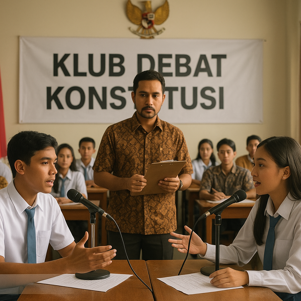 Pembentukan 'Klub Debat Konstitusi' di Sekolah untuk Asah Ke...