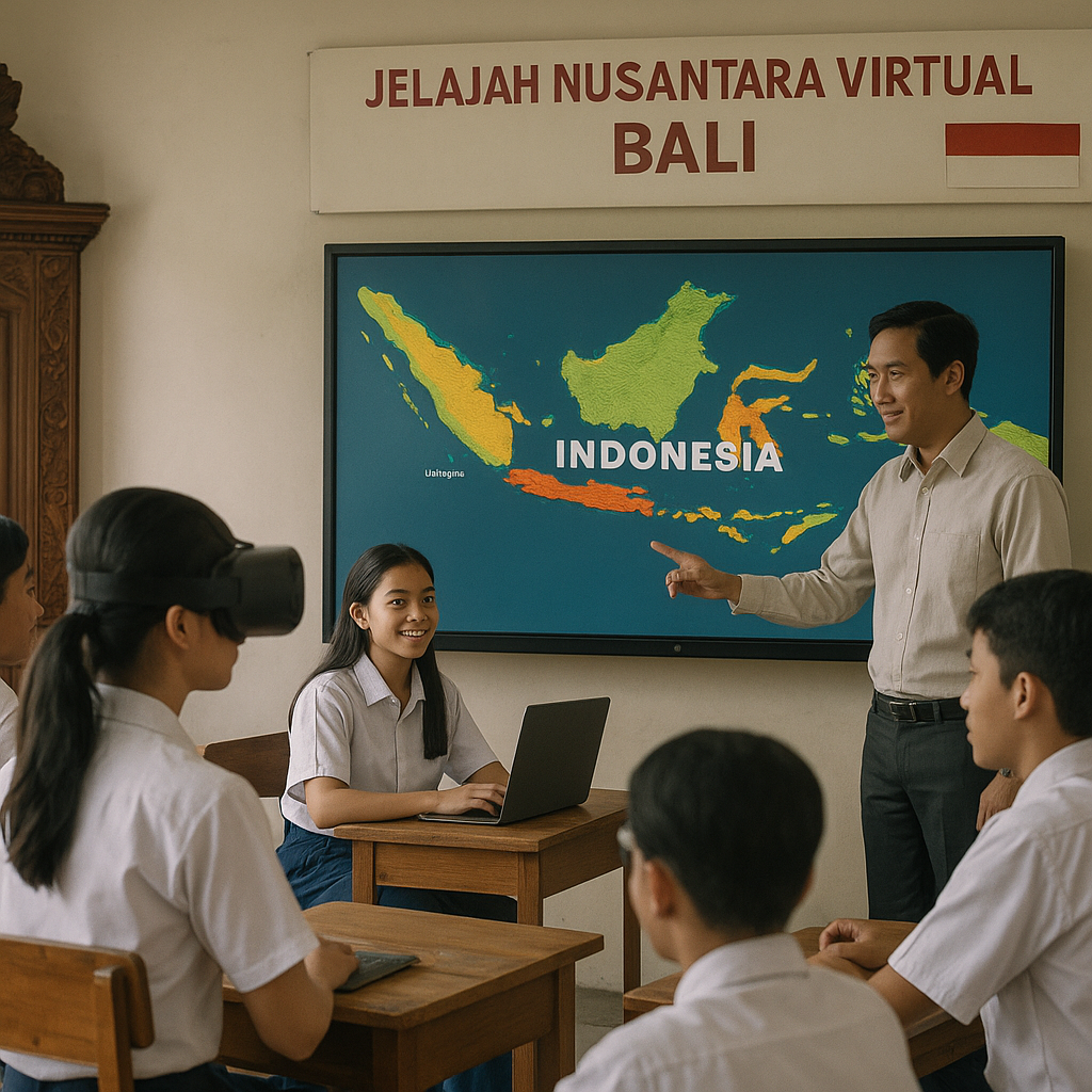 Pelajar SMA di Bali Ikuti Program Jelajah Nusantara Virtual