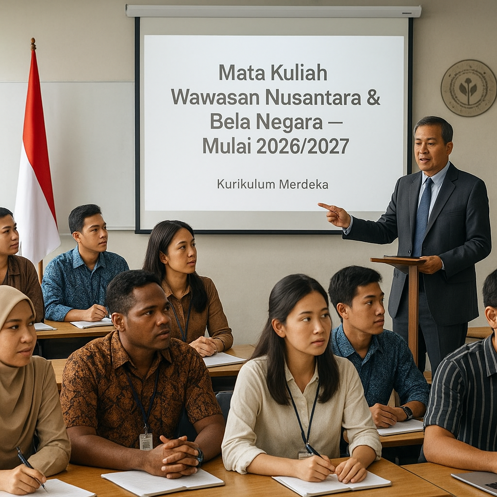 Perguruan Tinggi Wajibkan Mata Kuliah Wawasan Nusantara dan...
