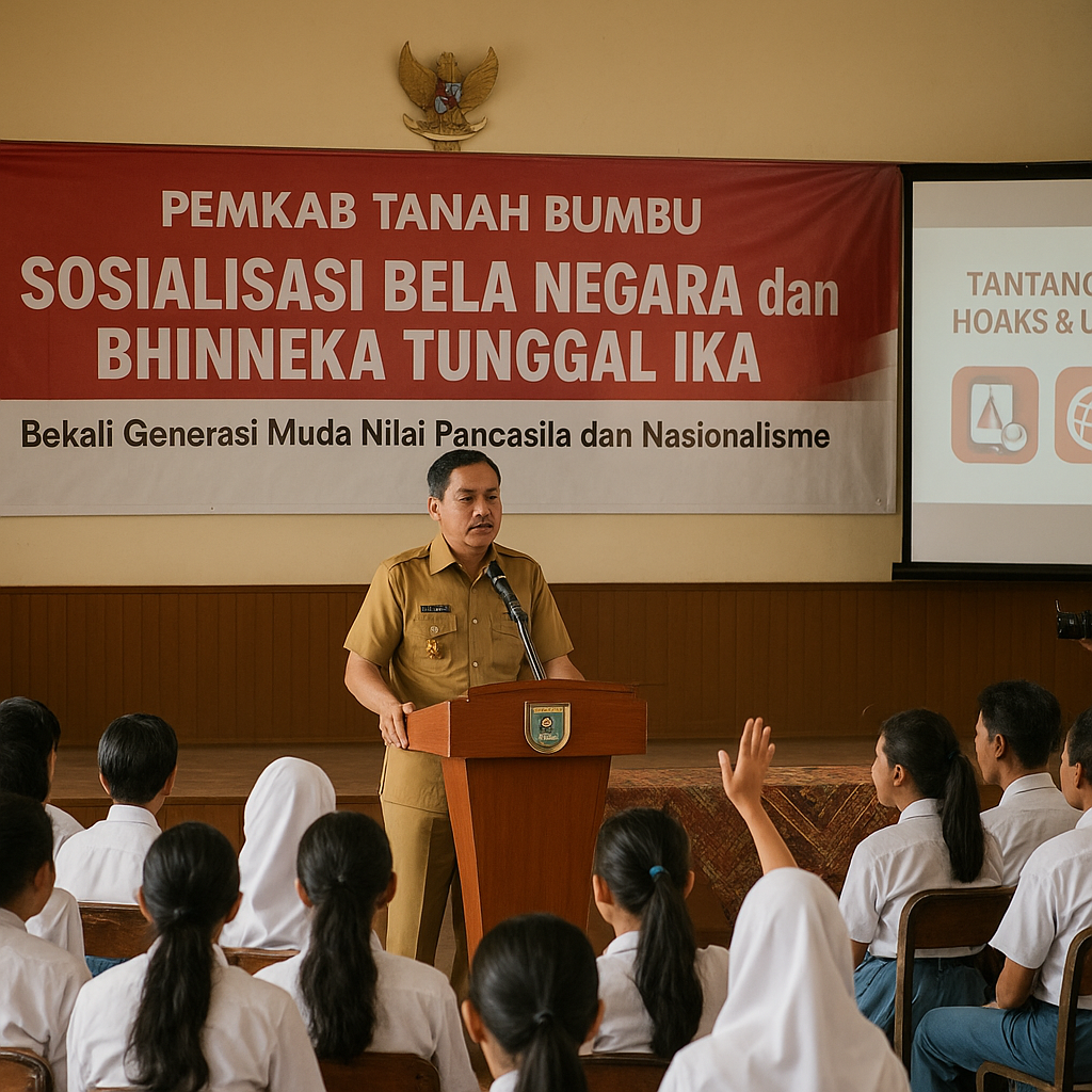 Pemkab Tanah Bumbu Gelar Sosialisasi Bela Negara dan Bhinnek...