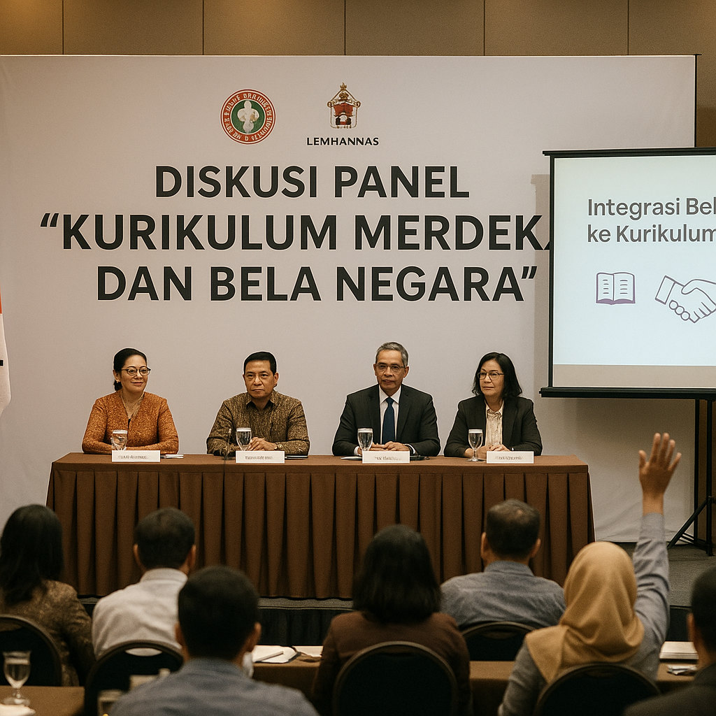 Diskusi Panel 'Kurikulum Merdeka dan Bela Negara' Digelar ol...