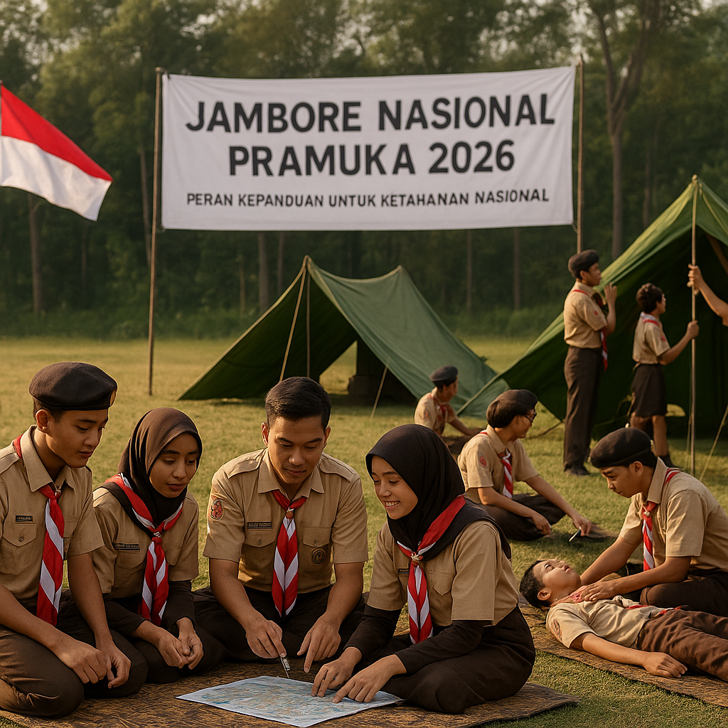 Gelaran Jambore Nasional Pramuka 2026 Soroti Peran Kepanduan...
