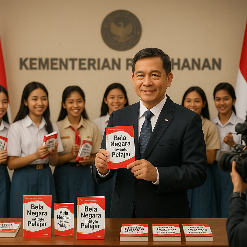 Peluncuran Buku Saku 'Bela Negara untuk Pelajar' oleh Kement...