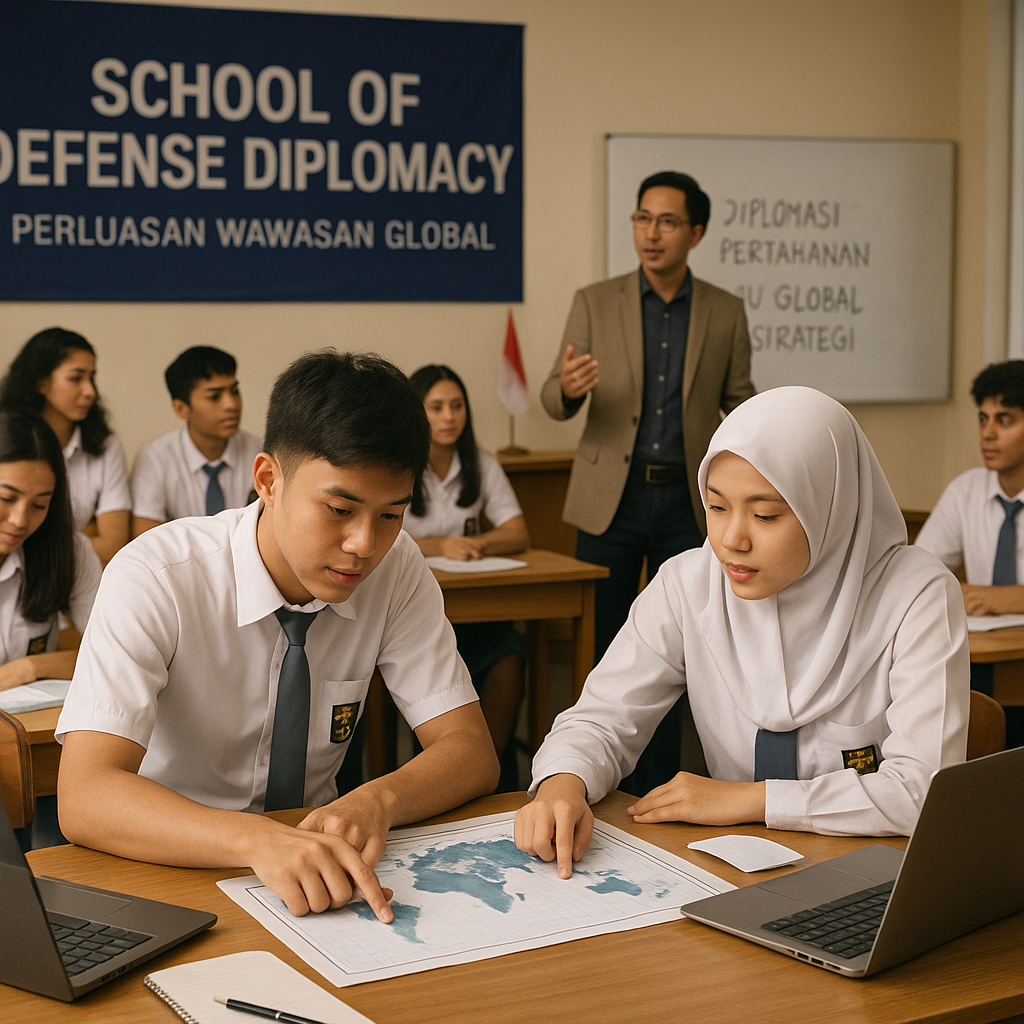 Siswa SMA Ikuti Program 'School of Defense Diplomacy' untuk...