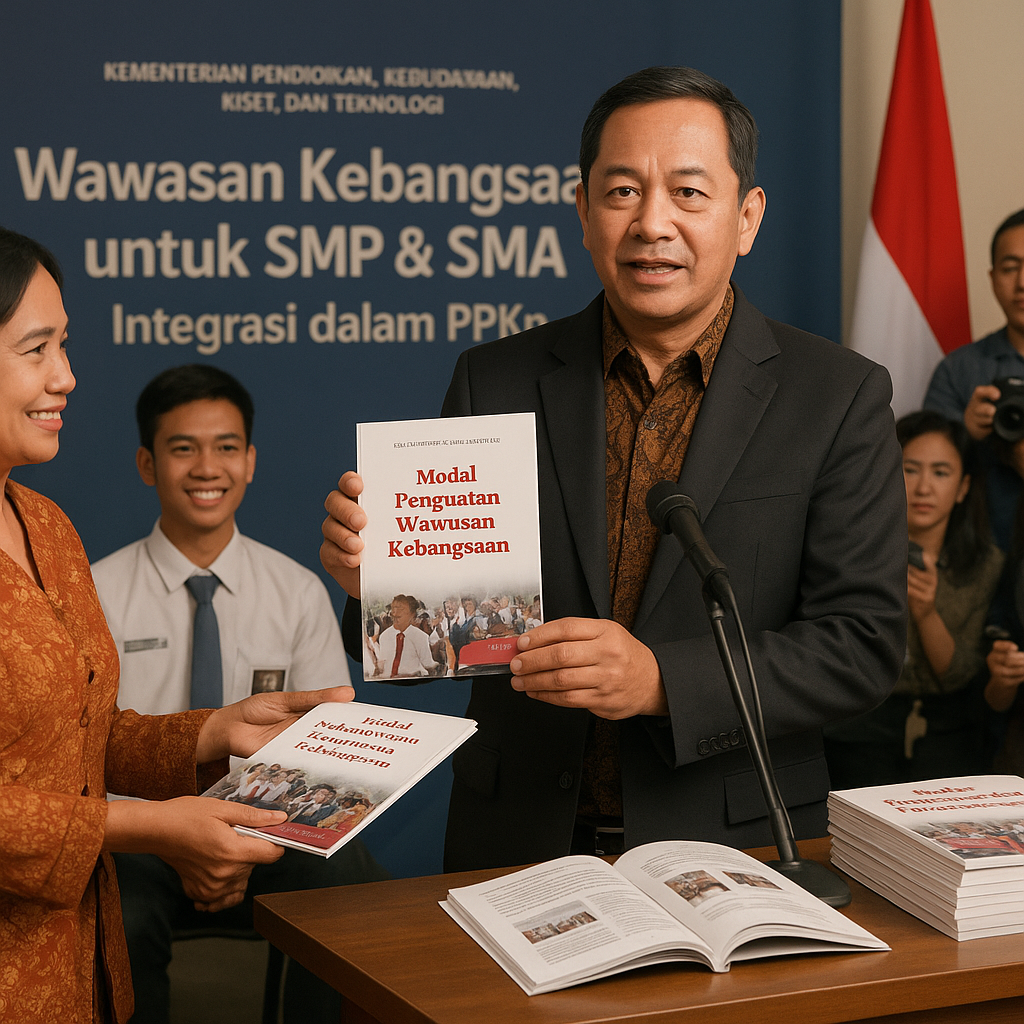 Kemendikbud Rilis Modul 'Wawasan Kebangsaan' untuk SMP dan S...