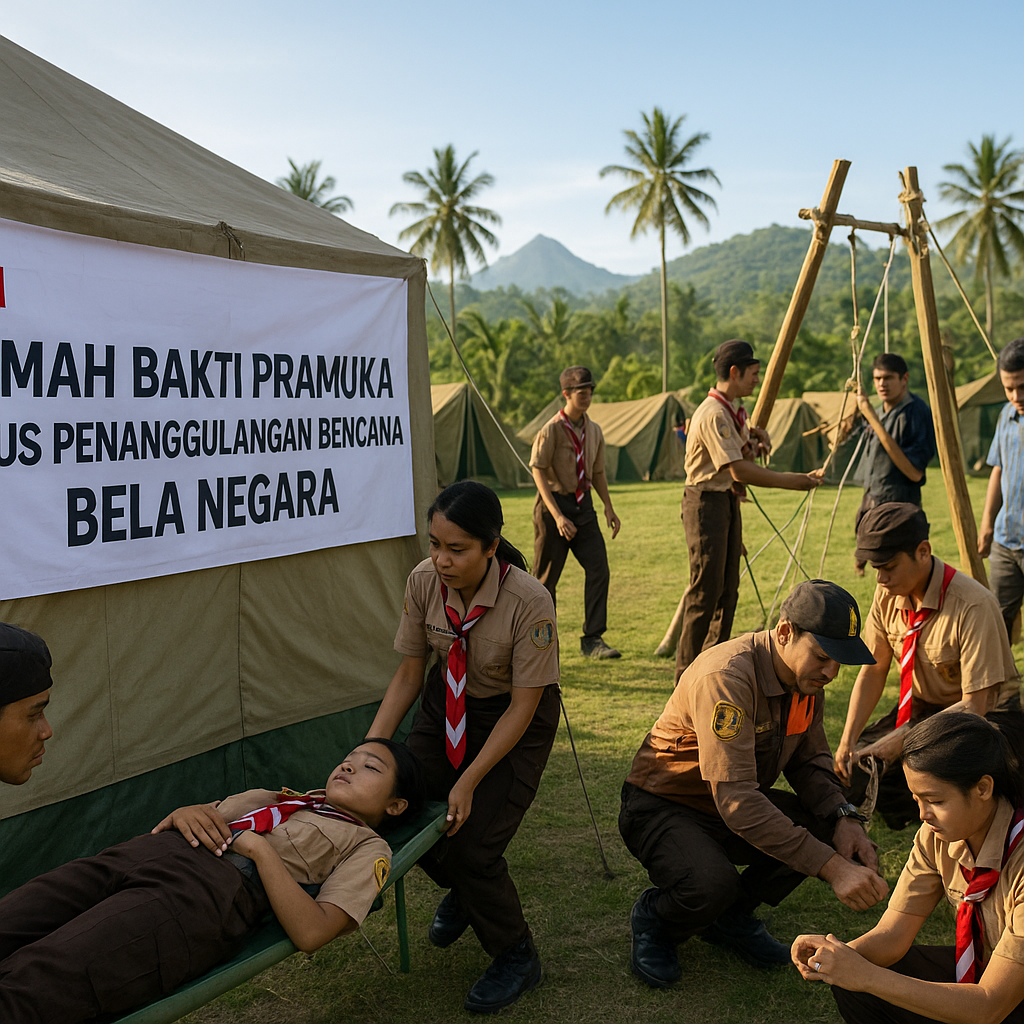 Kegiatan 'Kemah Bakti Pramuka' di Lombok Fokus pada Penanggu...