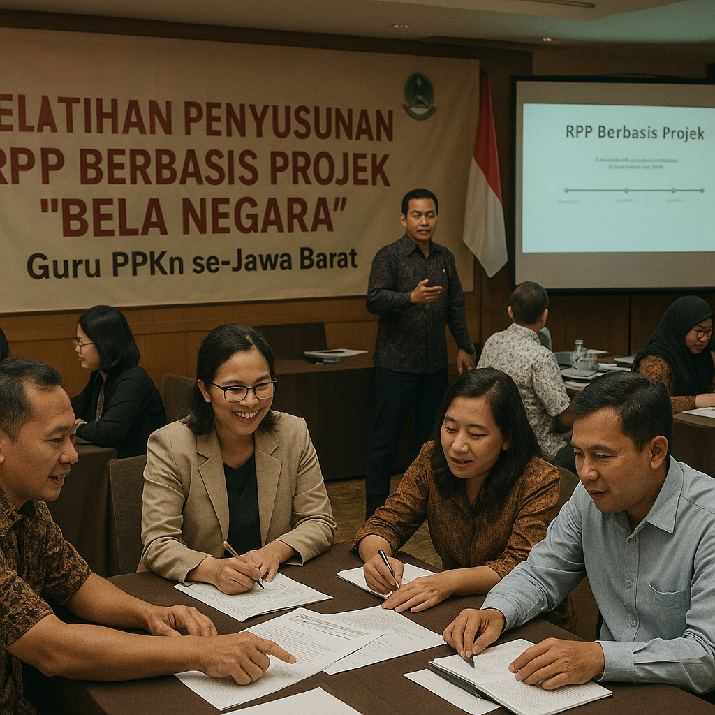 Guru-guru PPKn se-Jawa Barat Ikuti Pelatihan Penyusunan RPP...