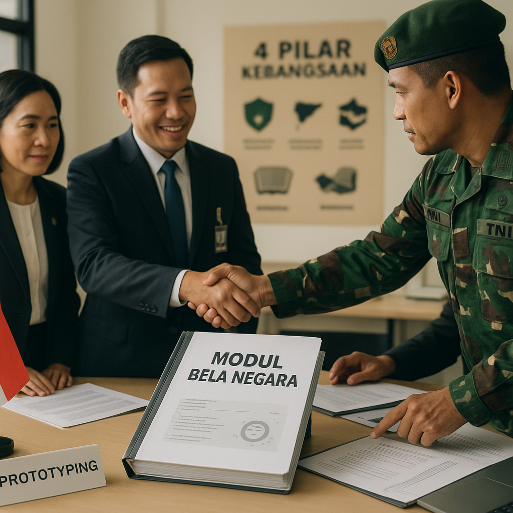 Kemendikbudristek Gandeng TNI Perkuat Modul 'Bela Negara' da...