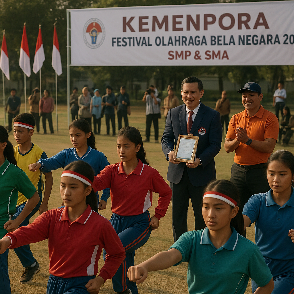 Kemenpora Gelar Festival Olahraga Bela Negara untuk Pelajar...