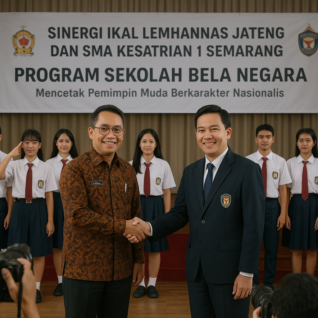Sinergi IKAL Lemhannas Jateng dan SMA Kesatrian 1 Semarang C...