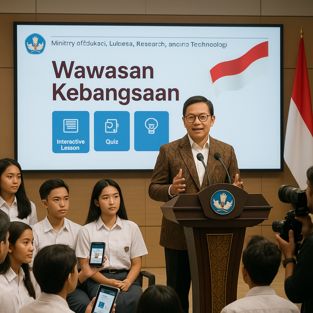 Mendikbudristek Luncurkan Platform Digital 'Wawasan Kebangsa...