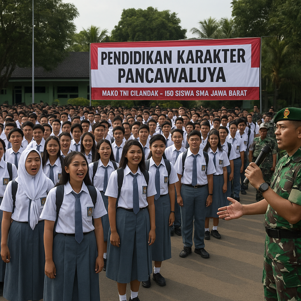 Pendidikan Karakter Pancawaluya Disambut Antusias, 150 Siswa...