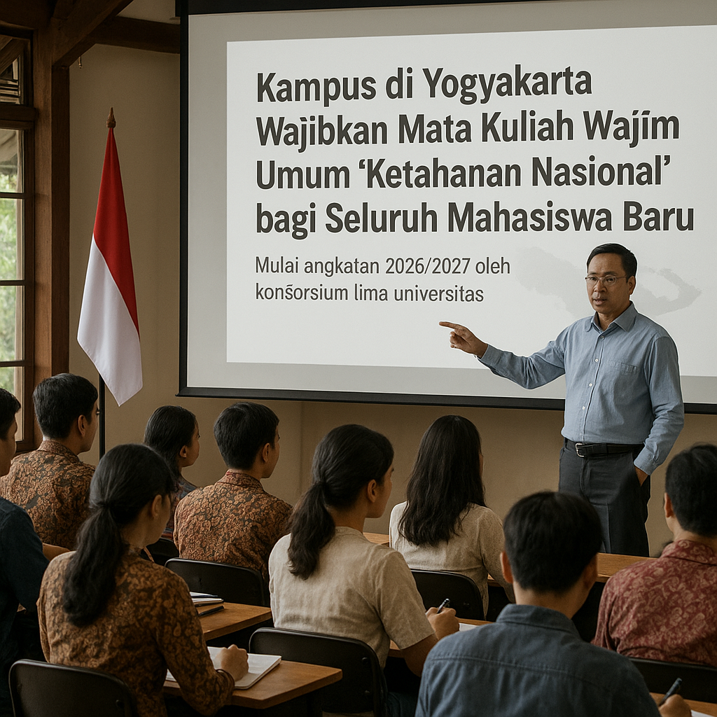 Kampus di Yogyakarta Wajibkan Mata Kuliah Wajib Umum 'Ketaha...