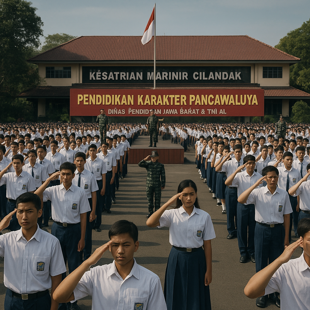 Dilepas Disdik Jabar, Ratusan Siswa Ikuti Pendidikan Karakte...