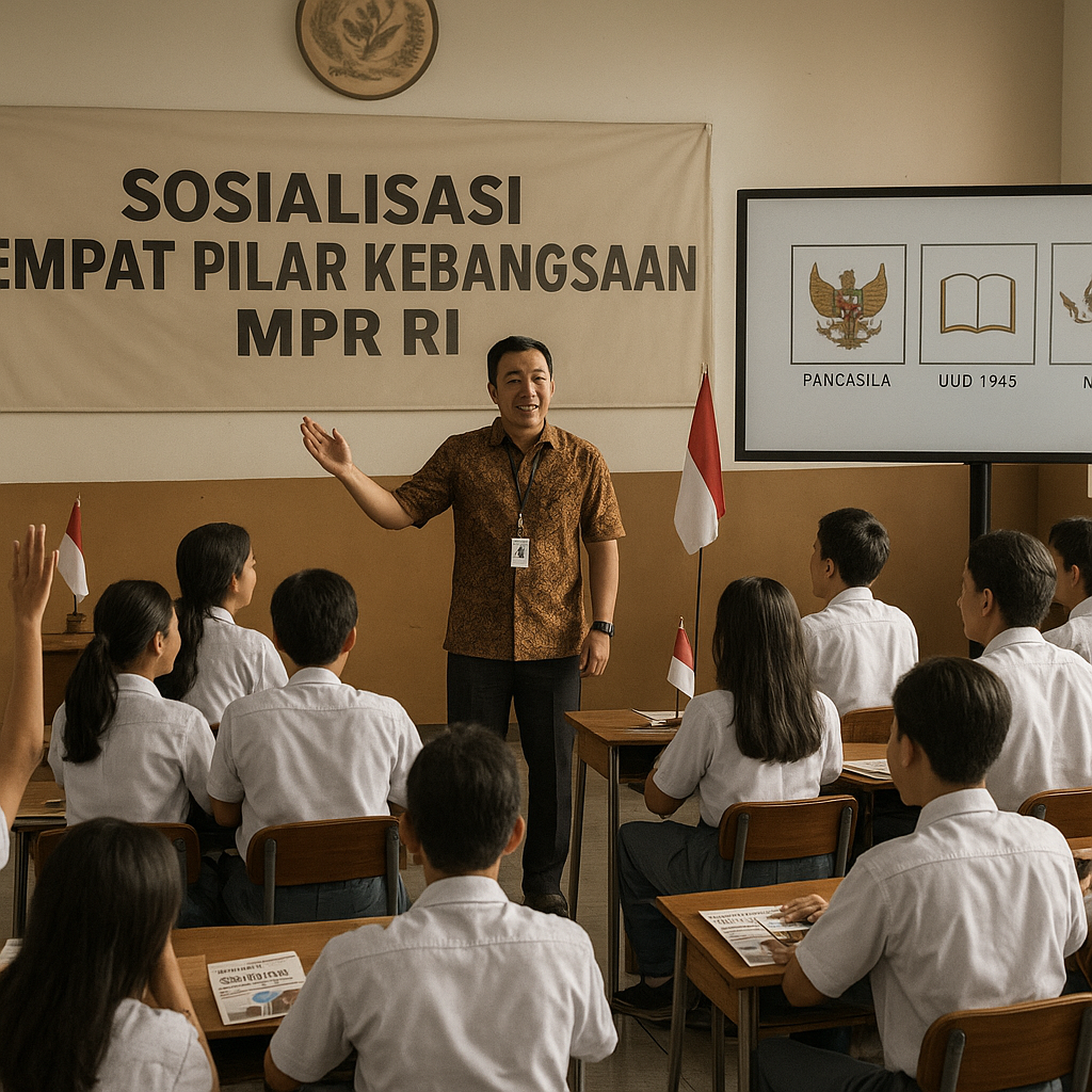 MPR RI Perkuat Nasionalisme Pelajar Melalui Sosialisasi Empa...