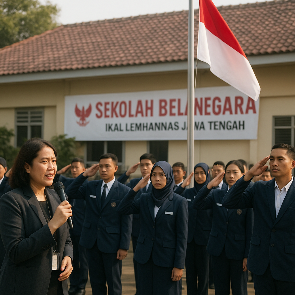 Sekolah Bela Negara Hadir, Membentuk Generasi Muda yang Disi...