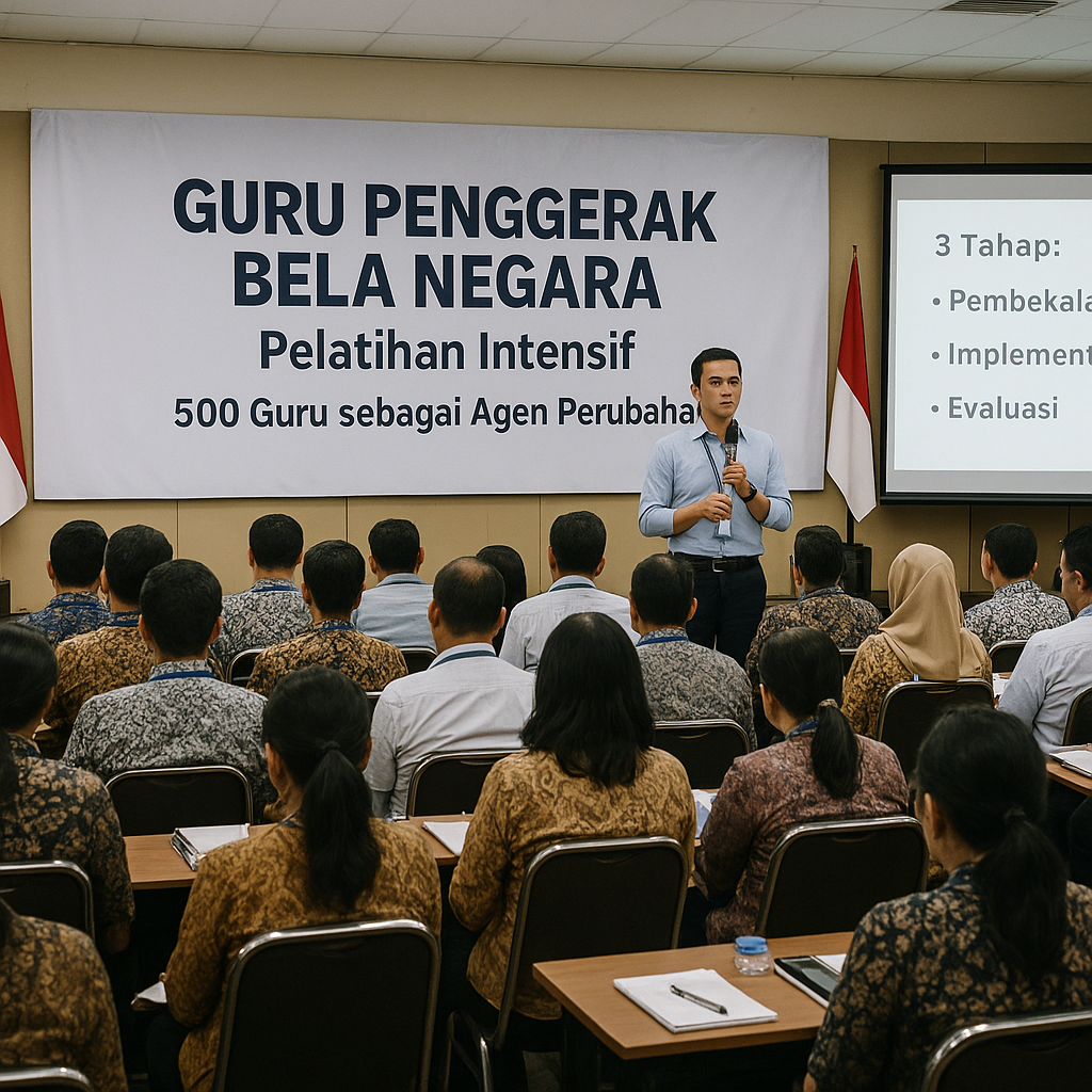 Guru Penggerak Bela Negara Dilatih Khusus untuk Jadi Agen Pe...
