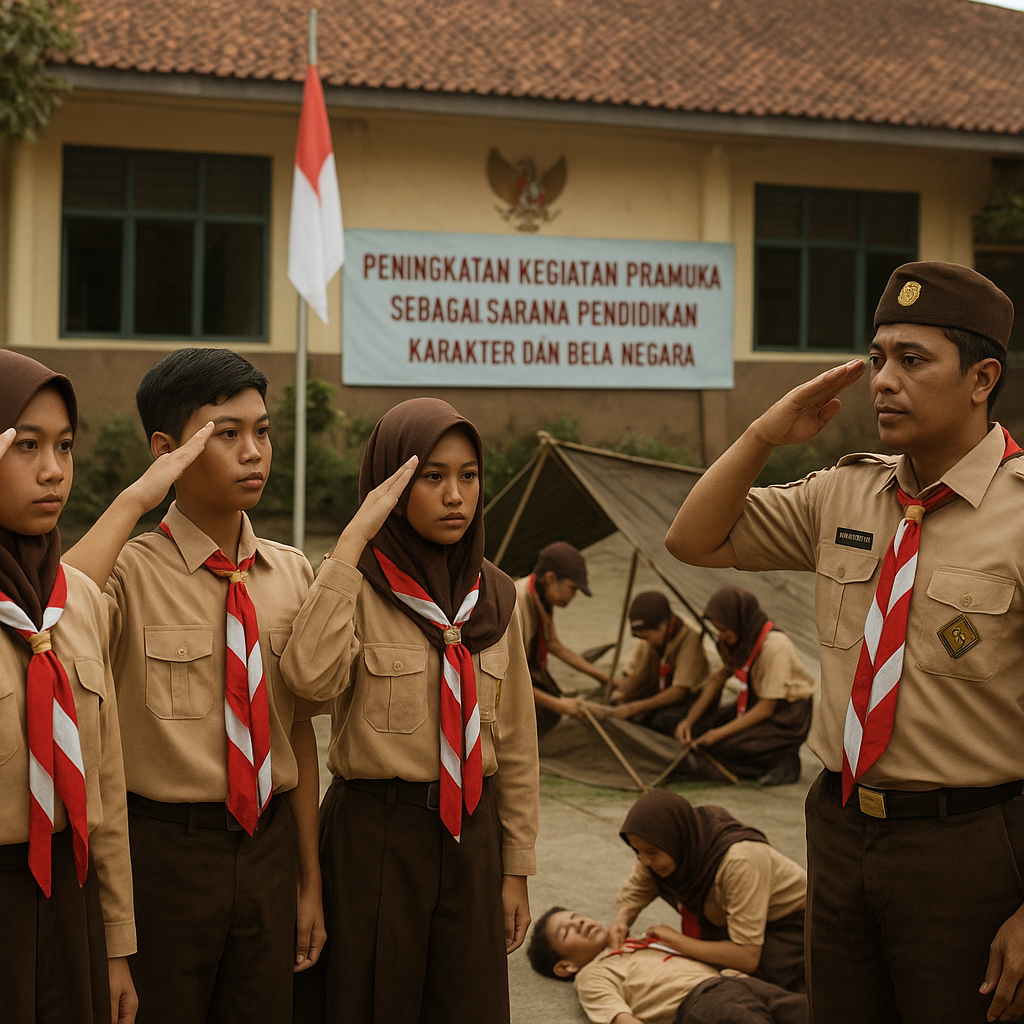 Peningkatan Kegiatan Pramuka sebagai Sarana Pendidikan Karak...