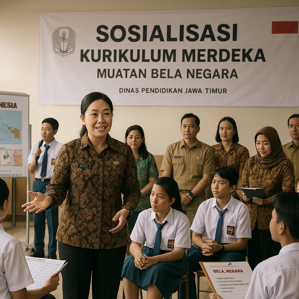 Sosialisasi Kurikulum Merdeka dengan Muatan Bela Negara di S...