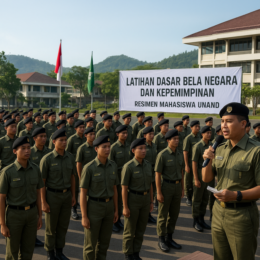 Resimen Mahasiswa Unand Gelar Latihan Dasar Bela Negara dan...