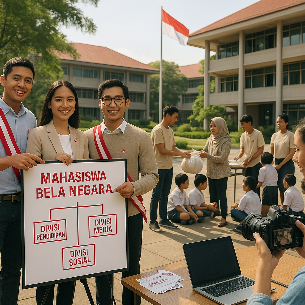 Program 'Mahasiswa Bela Negara' di Universitas Membentuk Kom...