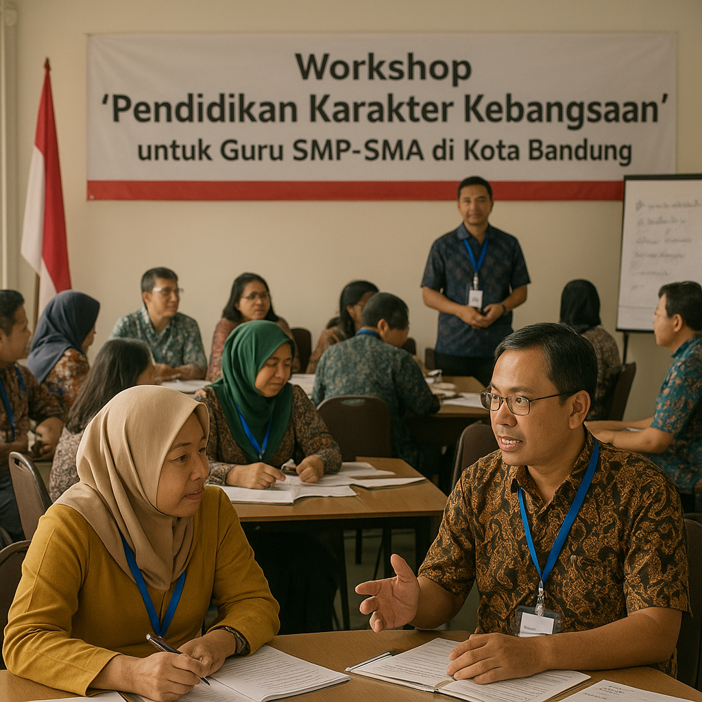 Workshop 'Pendidikan Karakter Kebangsaan' untuk Guru SMP-SMA...