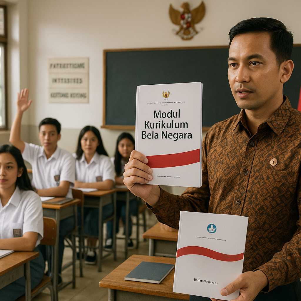 Kementerian Pendidikan Luncurkan Modul Kurikulum Bela Negara...