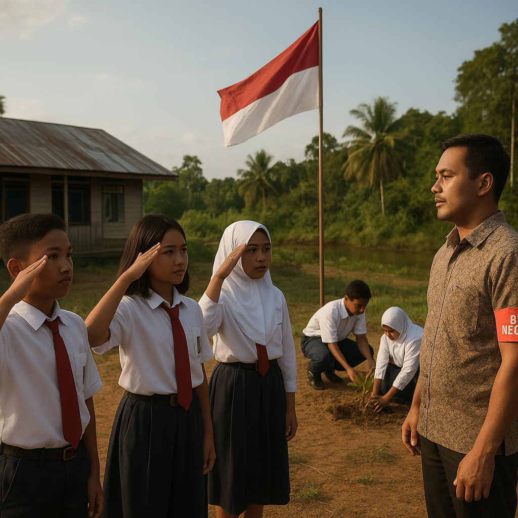 Program "Siswa Bela Negara" Dilaksanakan di Sekolah Perbatas...