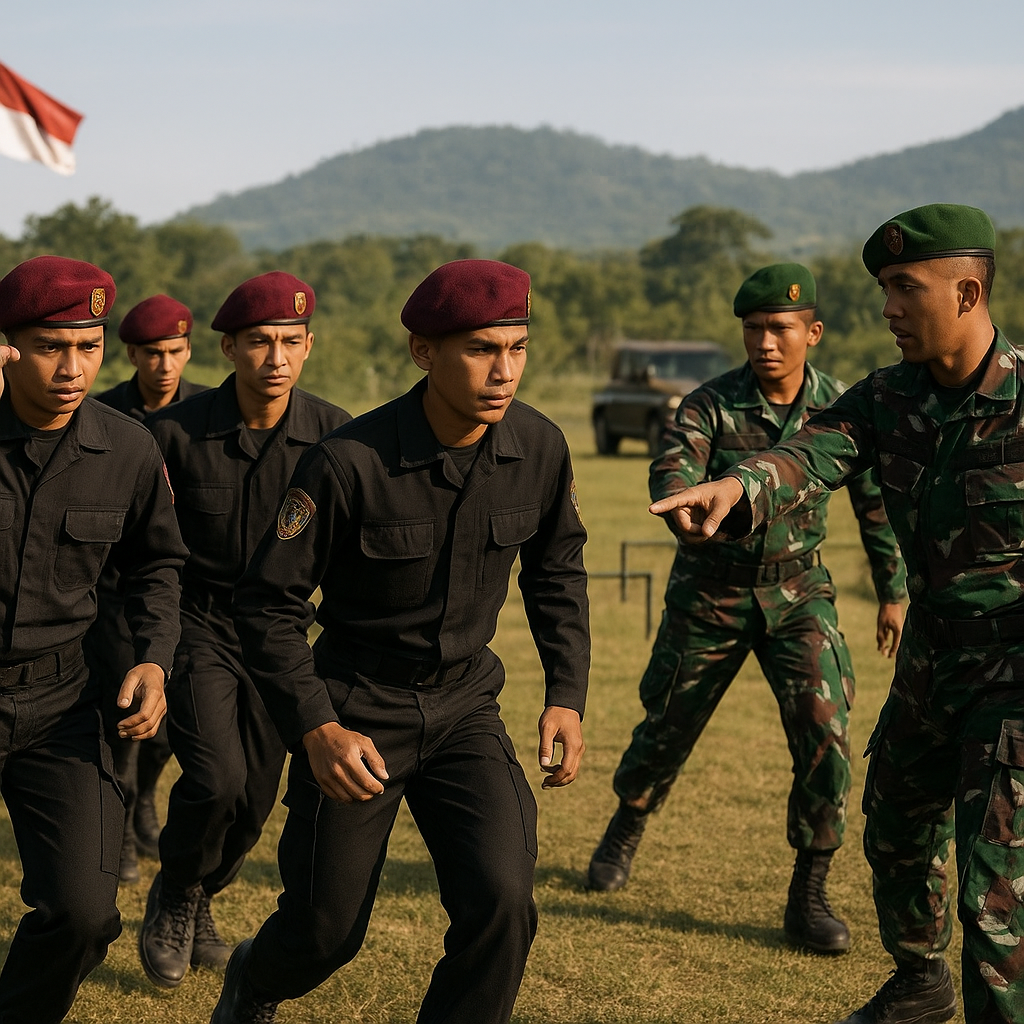 Resimen Mahasiswa Latihan Gabungan dengan TNI di Jawa Timur