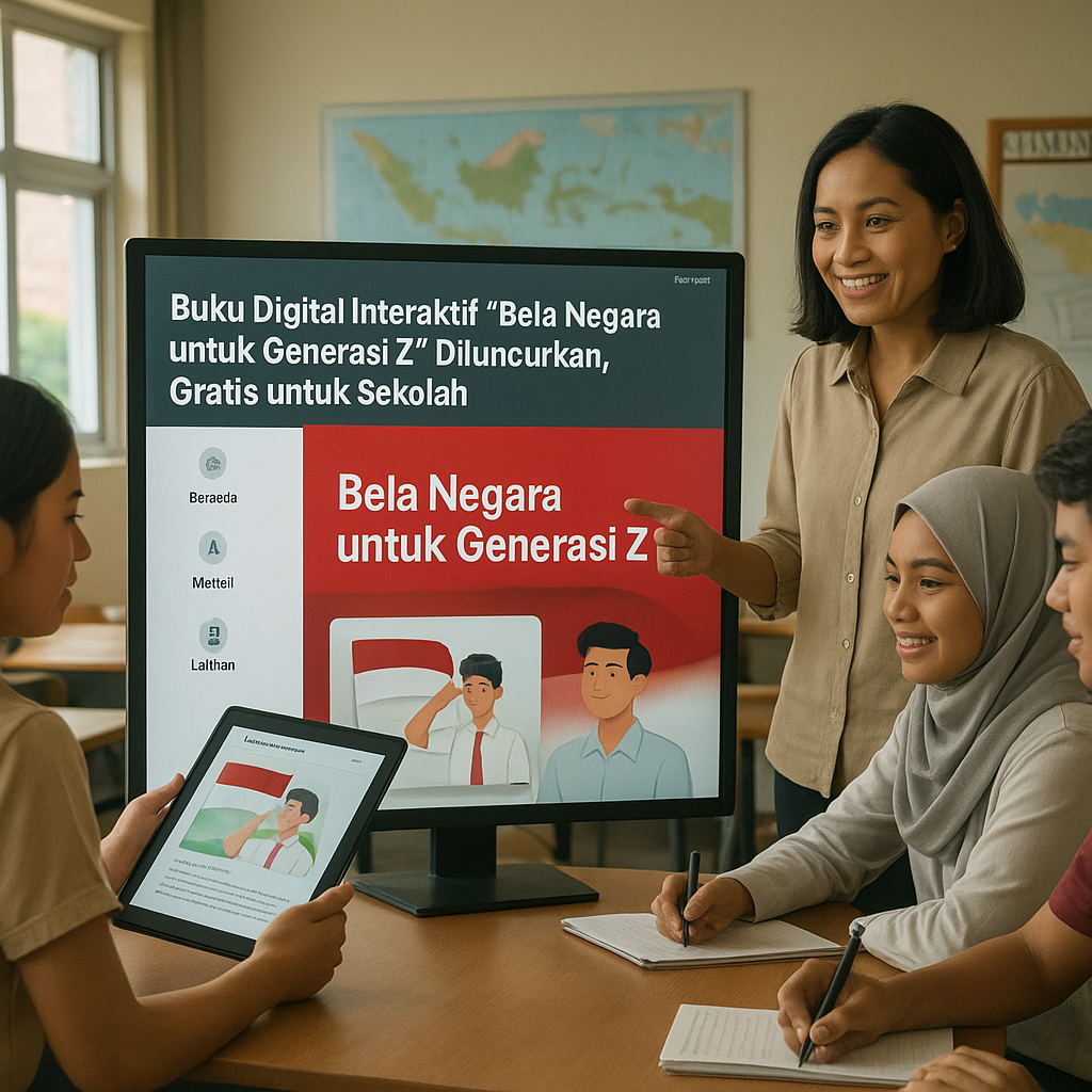 Buku Digital Interaktif "Bela Negara untuk Generasi Z" Dilun...