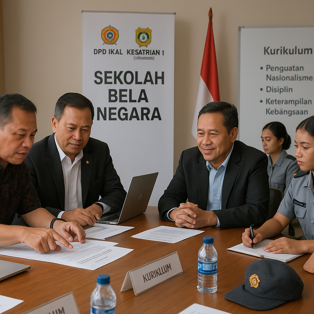 Bahas Sekolah Bela Negara, DPD Ikal Lemhannas RI dan SMA Kes...