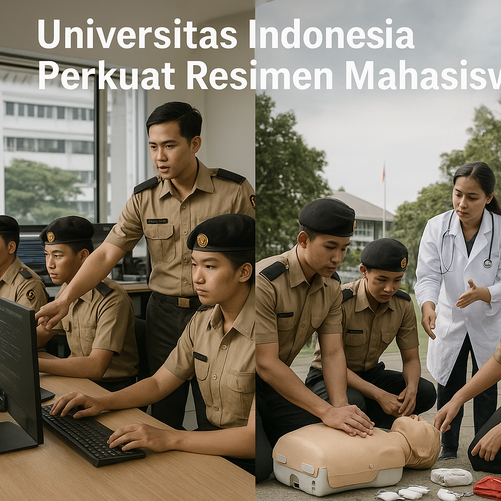 Universitas Indonesia Perkuat Resimen Mahasiswa dengan Pelat...