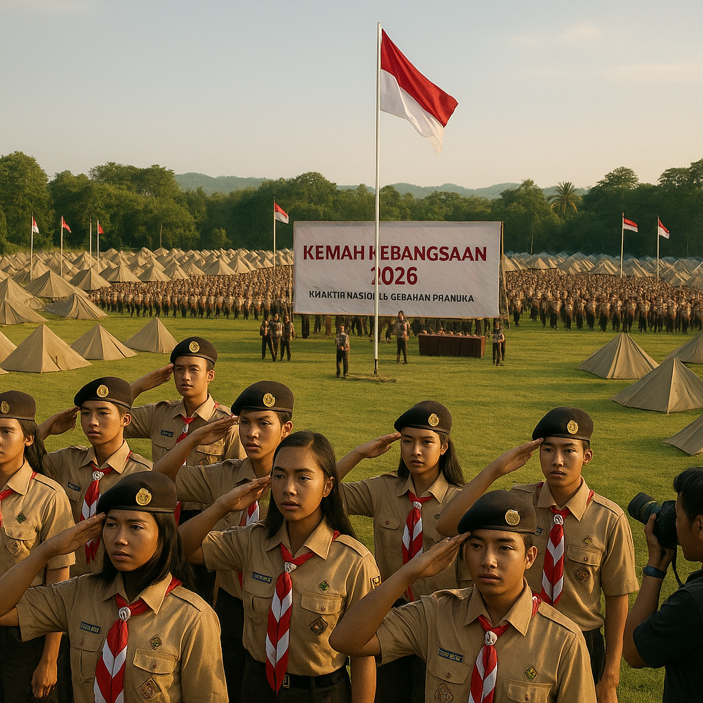 Kwartir Nasional Gerakan Pramuka Gelar Kemah Kebangsaan untu...