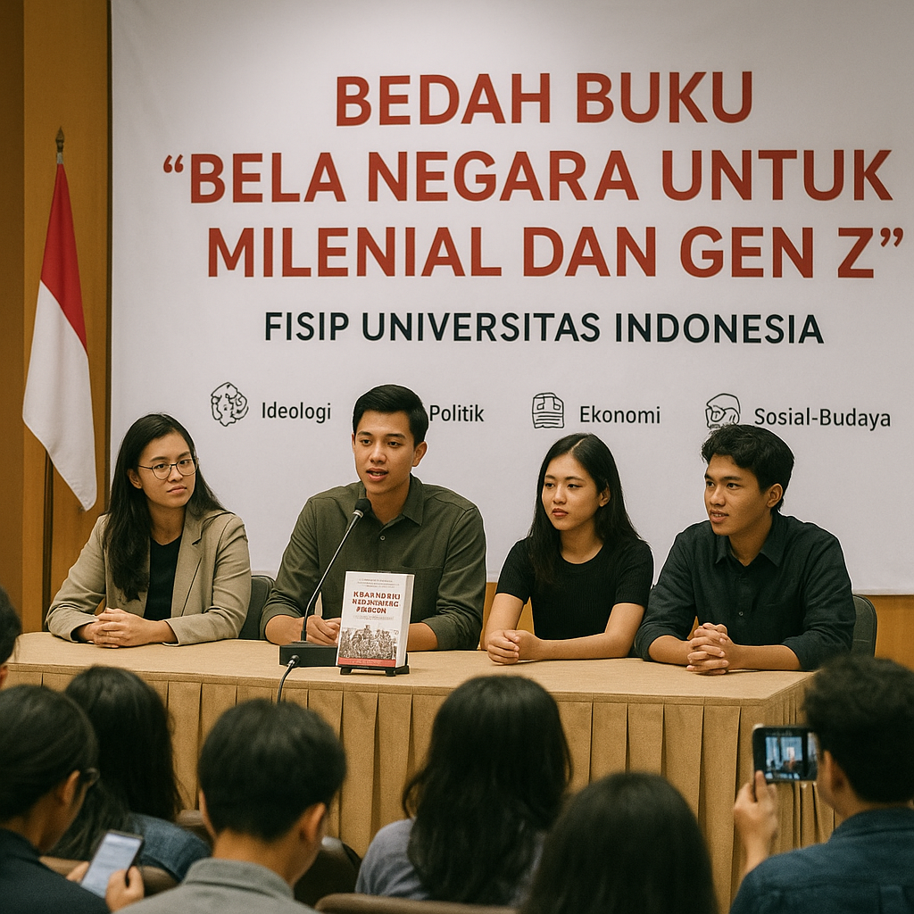 Bedah Buku 'Bela Negara untuk Milenial dan Gen Z' di Univers...