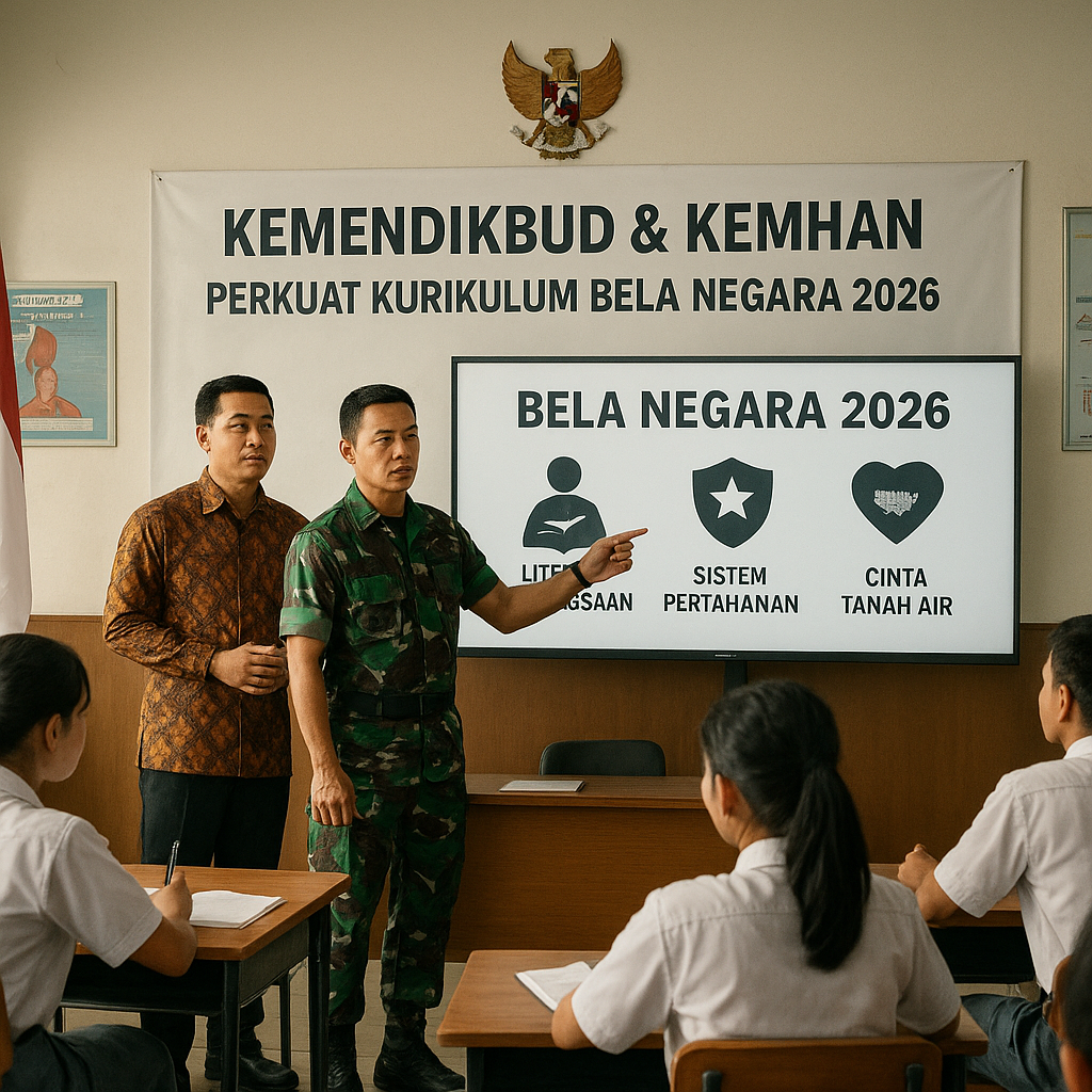 Kemendikbud & Kemhan Perkuat Kurikulum Bela Negara di SMA/SM...